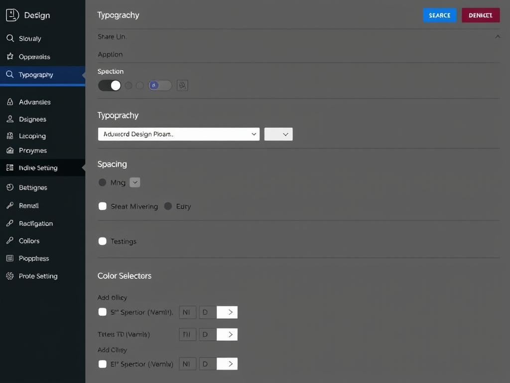 Divi design options interface Divi design options interface