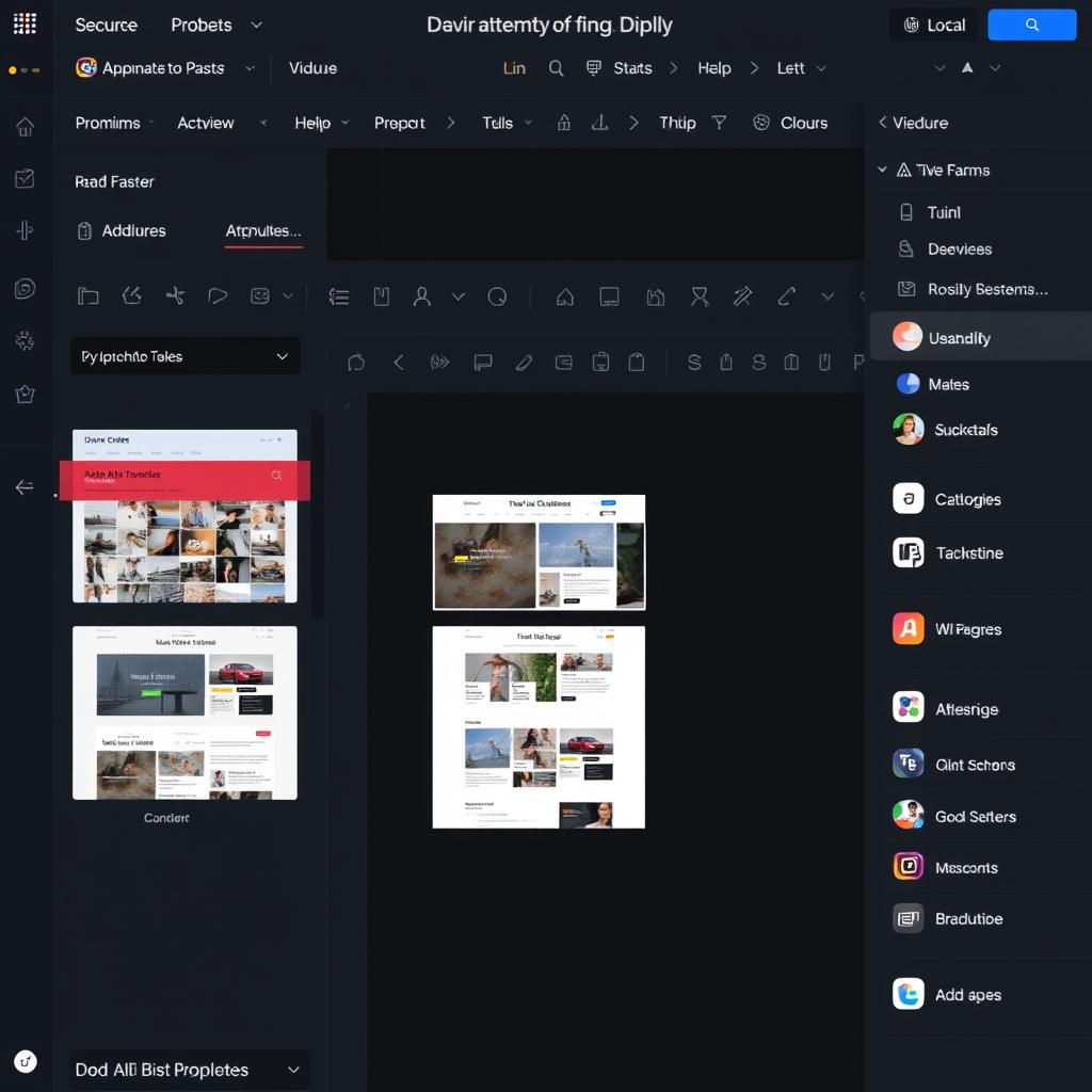 Divi visual builder interface Divi visual builder interface