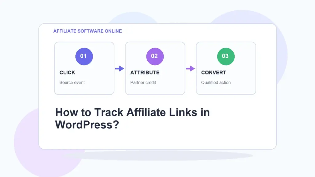 AffiliateSoftwareOnline infographic for How to Track Affiliate Links in WordPress?