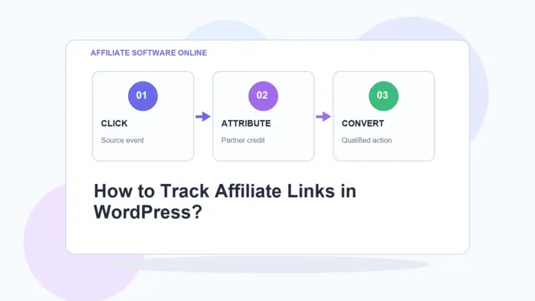AffiliateSoftwareOnline infographic for How to Track Affiliate Links in WordPress?